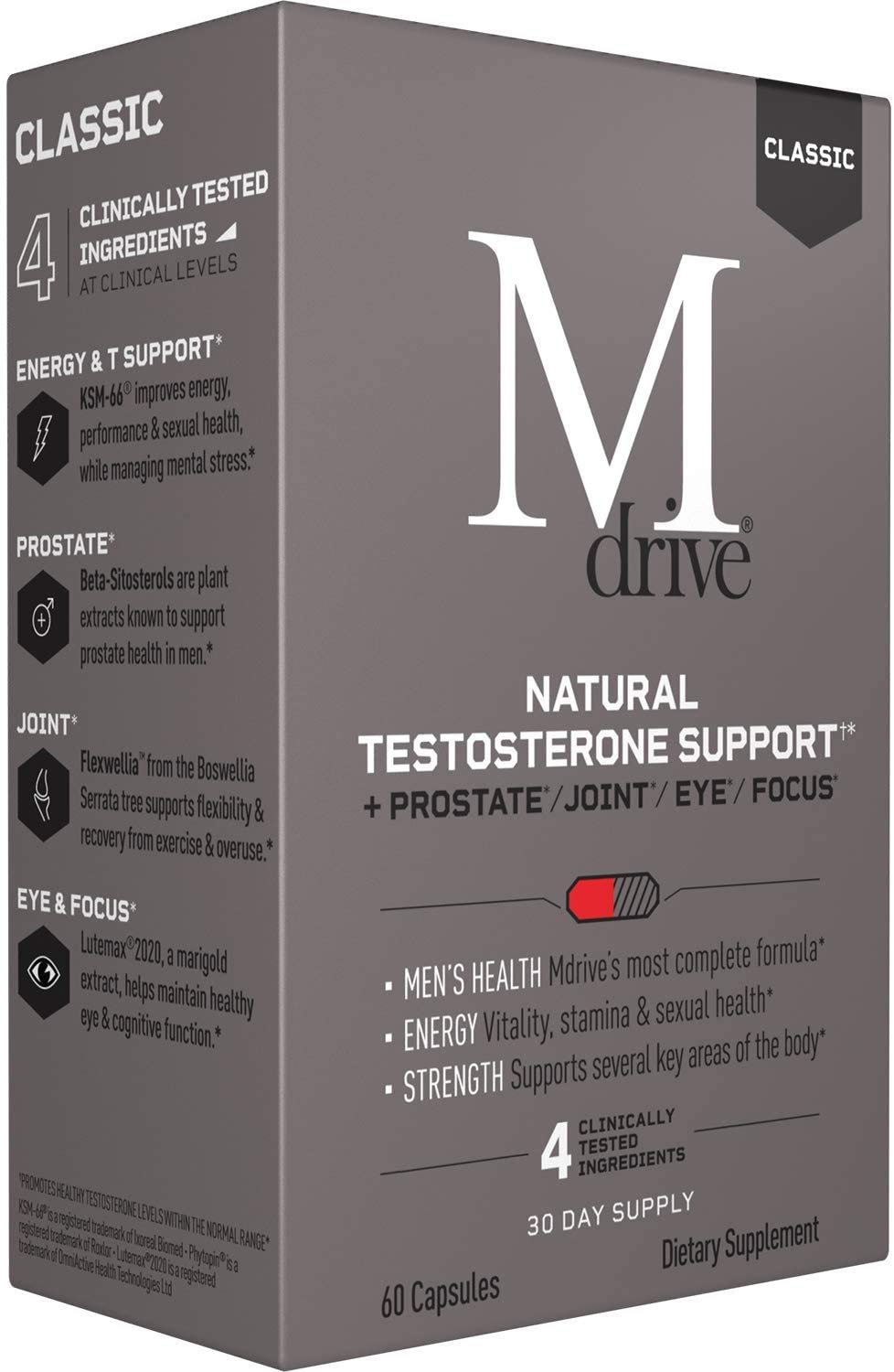 Mdrive Natural Testerone Support - 60 Tablet-3