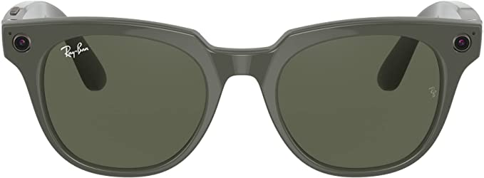 Ray-Ban Meteor Shiny Olive Transitions G-15 Green-0