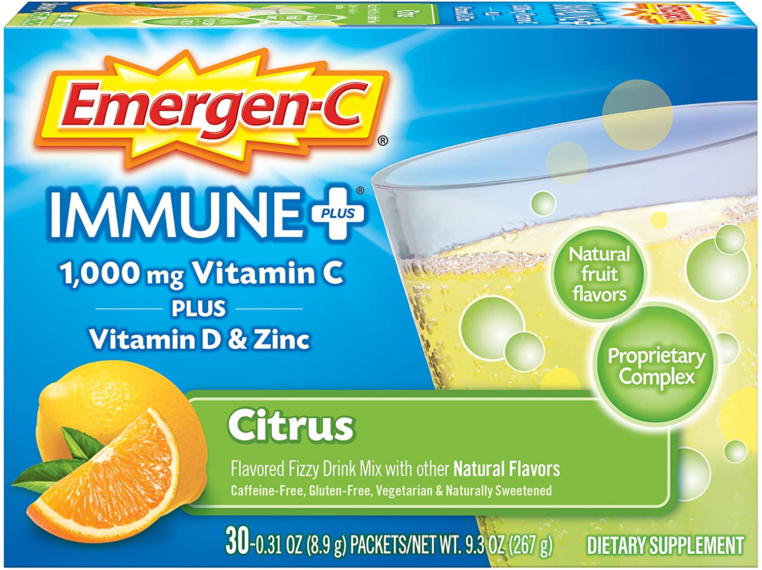 Emergen-C Immune+ 1000mg Vitamin C Citrus Powder - 30 Paket-2