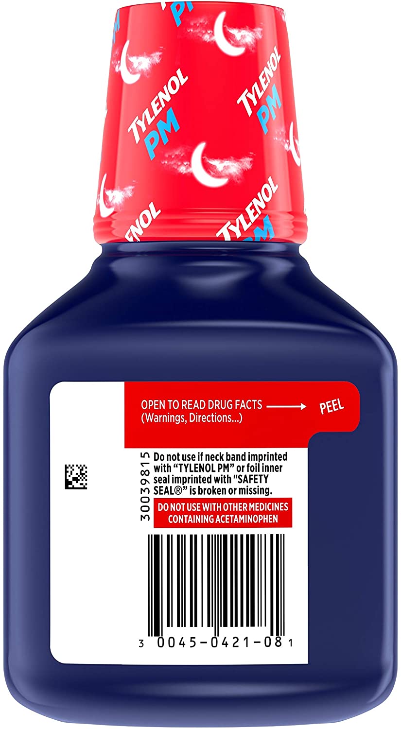 Tylenol PM Extra Strength Liquid Diphenhydramine - 8 fl oz-4