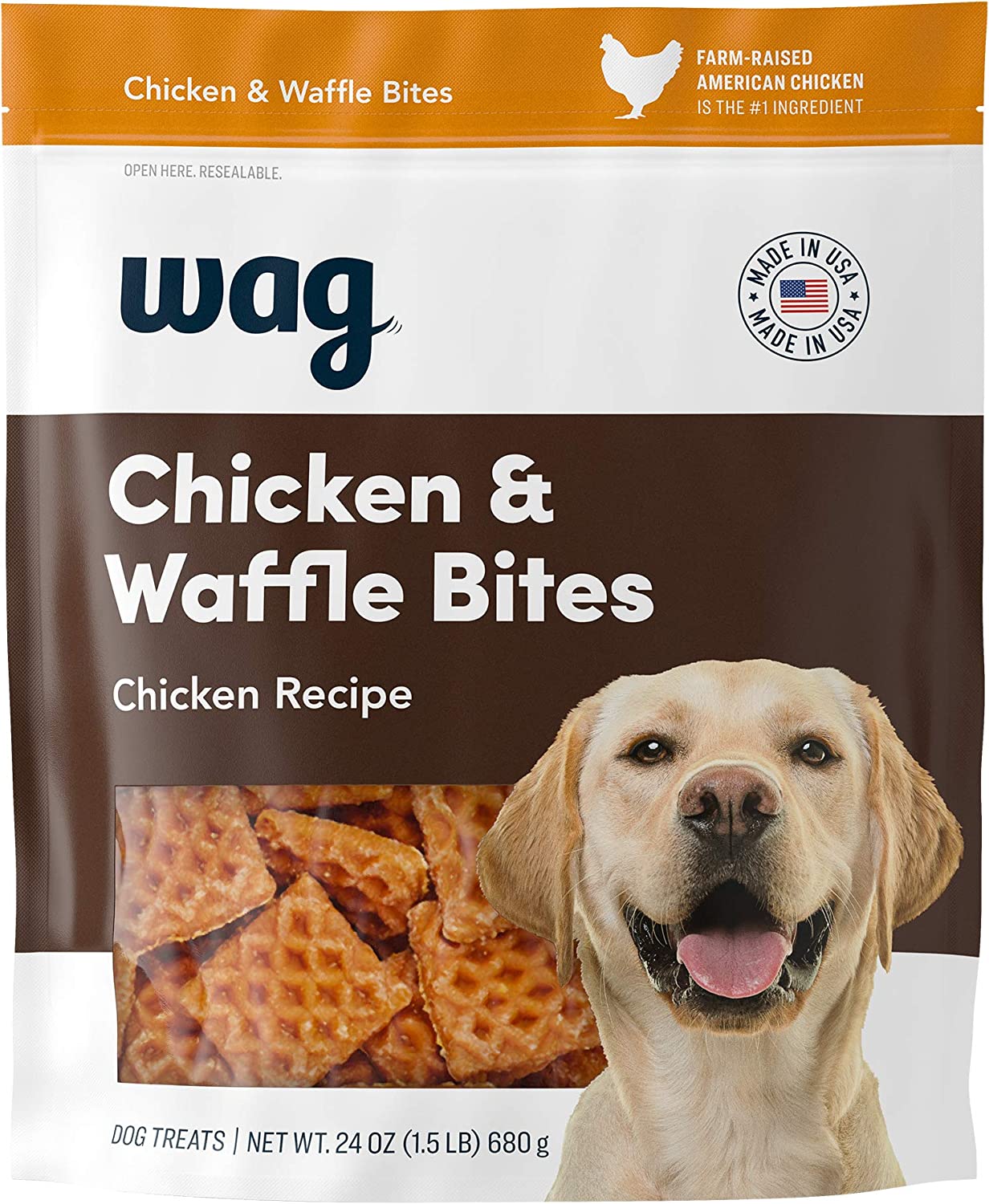 Wag Chicken and Waffle Bites - 680 g-4