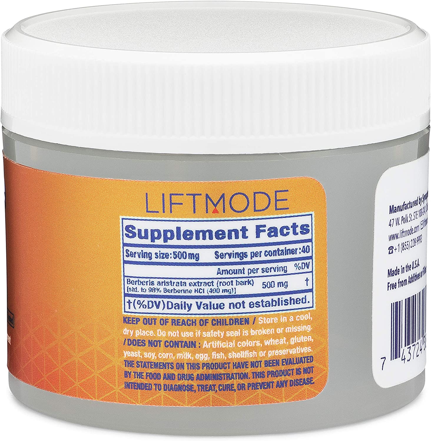 Liftmode Beberine HCL Extract Powder - 20 g-4