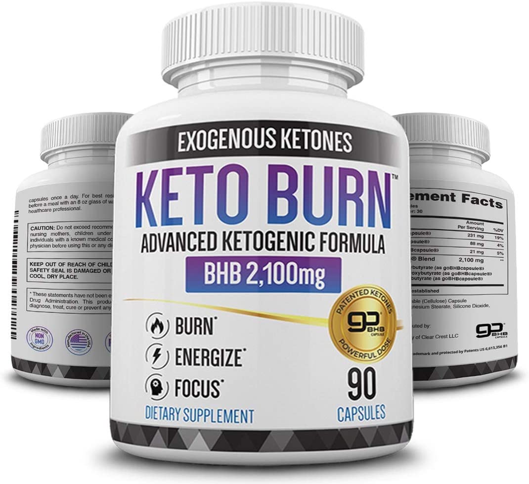 Exogenous Ketones Keto Burn 2100mg - 90 Tablet