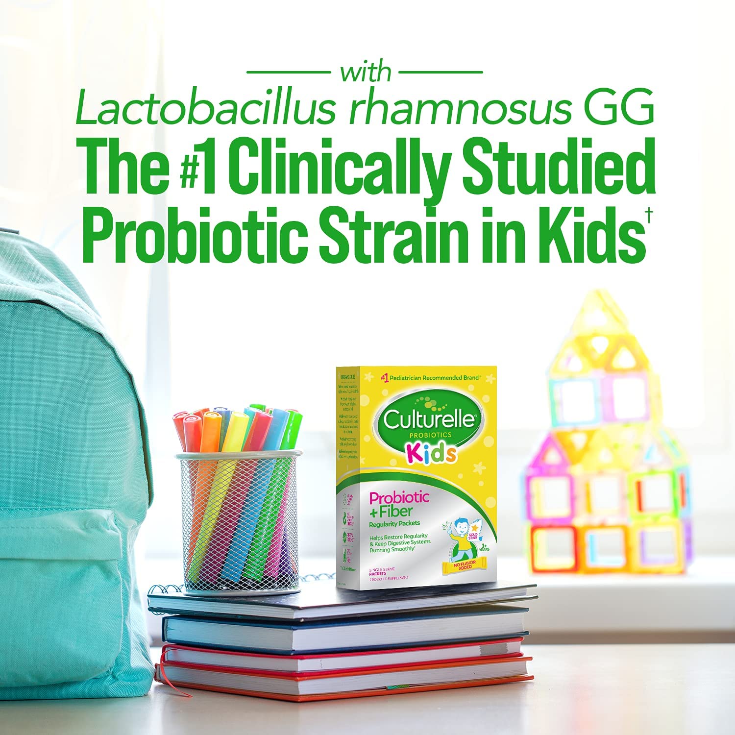 Culturelle Kids Probiotic & Fiber - 60 Packets-4