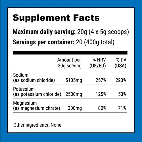 Fasting Salts Sodium, Potassium, Magnesium - 400gr