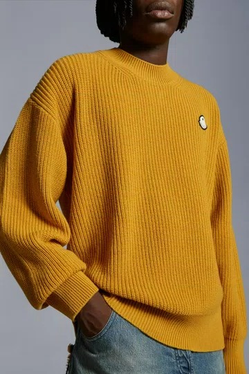 Moncler Wool Sweater - Yellow-2