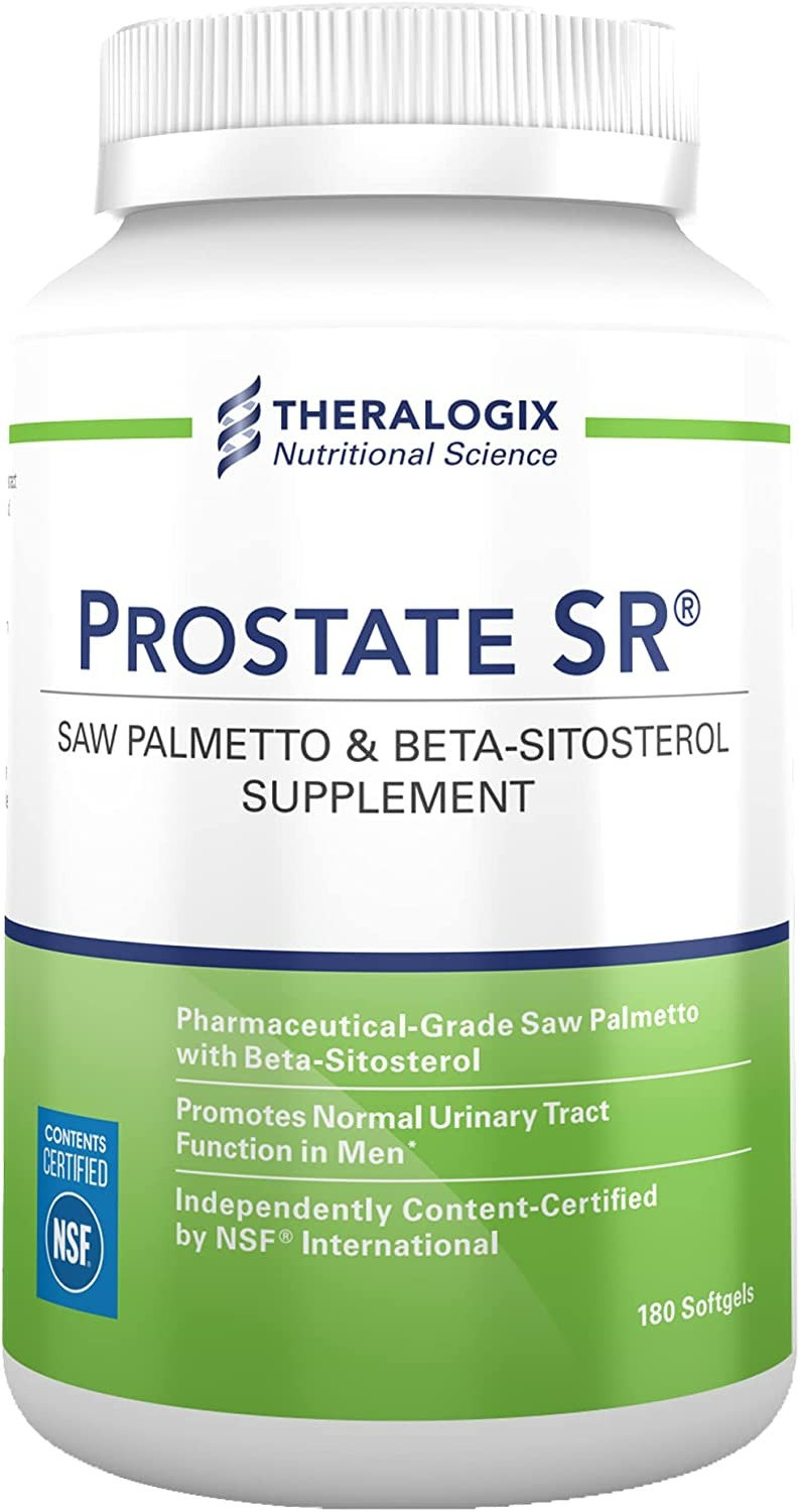 Theralogix Prostate SR Saw Palmetto & Beta-Sitosterol Supplement - 90 Adet-0