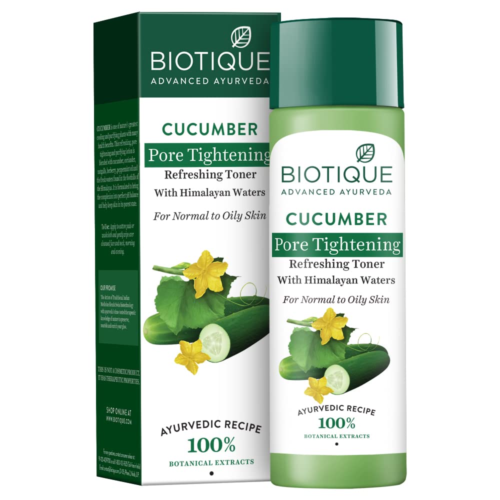 Biotique Bio Cucumber Pore Tightening Toner Skin - 4.06 Fl Oz-0