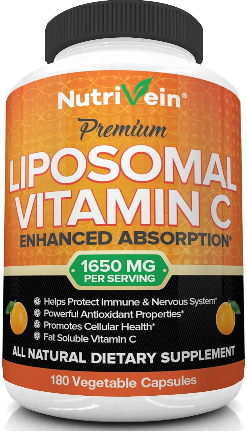 Nutrivein Liposomal Vitamin C - 180 Capsules