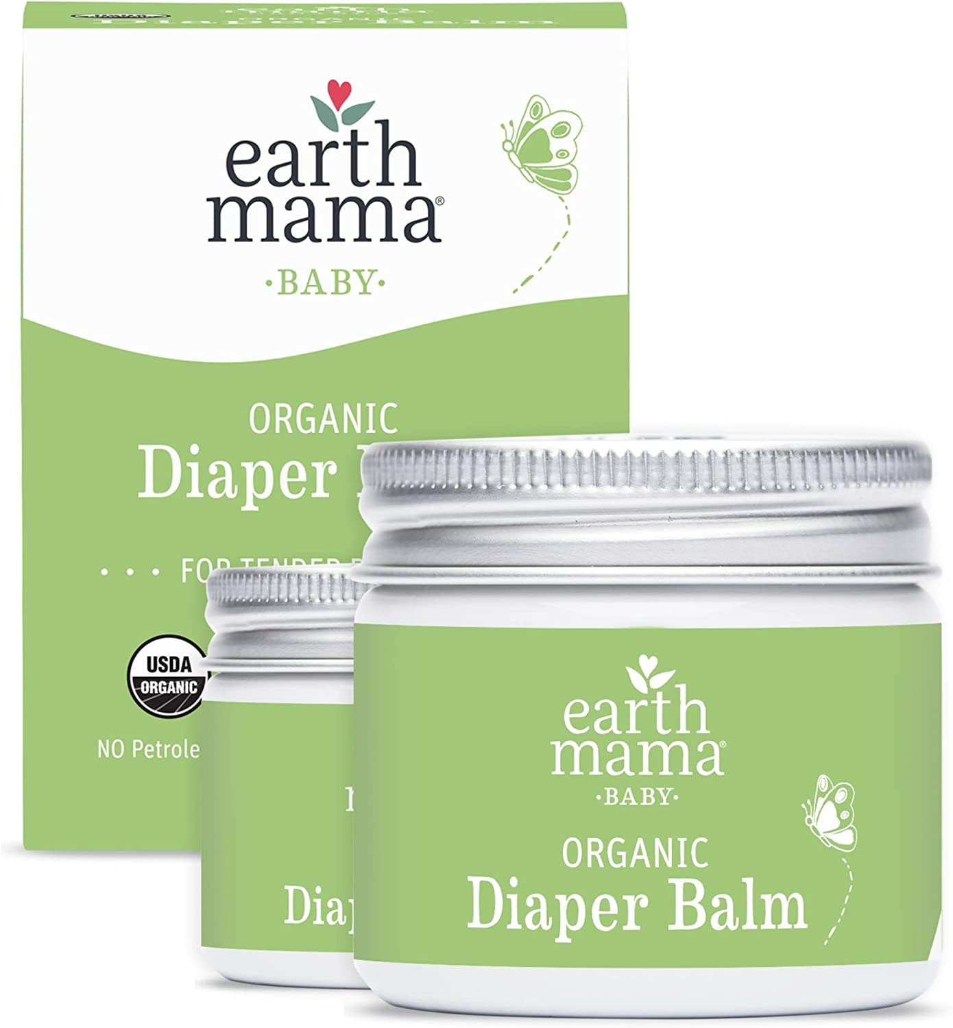 Earth Mama Organic Diaper Balm Multipurpose Baby Ointment - 2 Fl Oz - 2 Adet