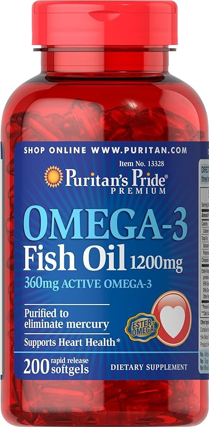 Puritan's Pride Omega-3 Fish Oi - 1200 Mg-0