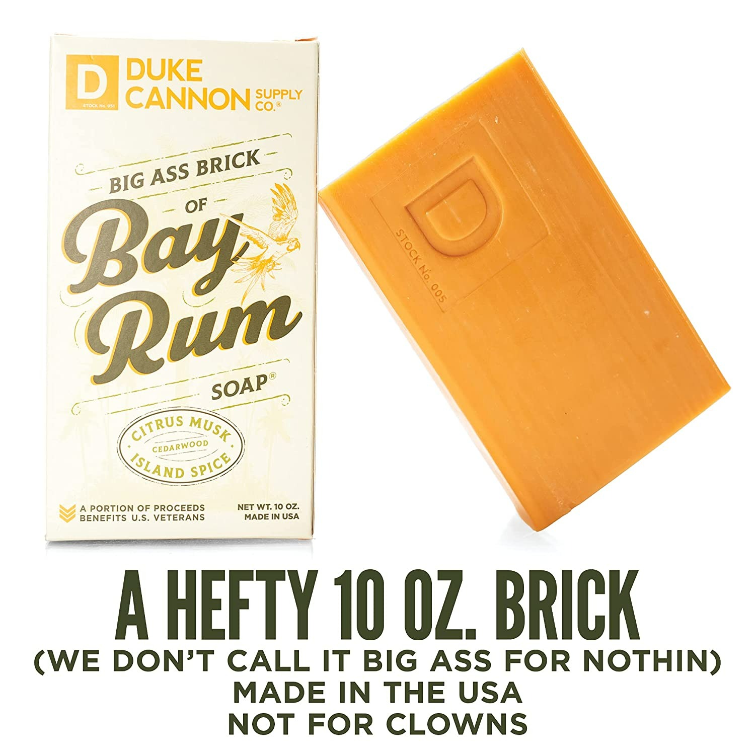Duke Cannon Supply Co. Soap Bar Bay Rum - 10 Oz - 3 Adet-2
