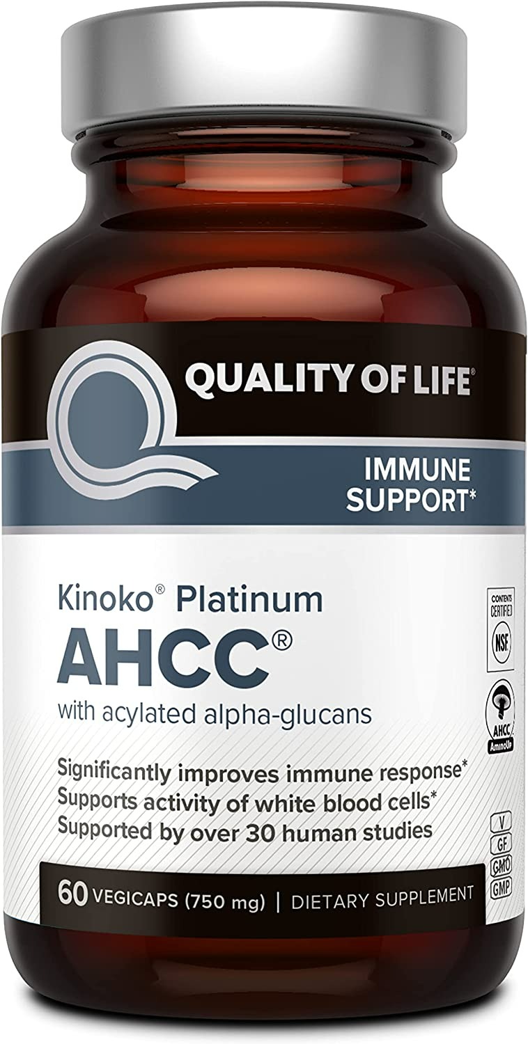 Premium Kinoko Platinum AHCC Supplement – 750mg 60 Tablet-0