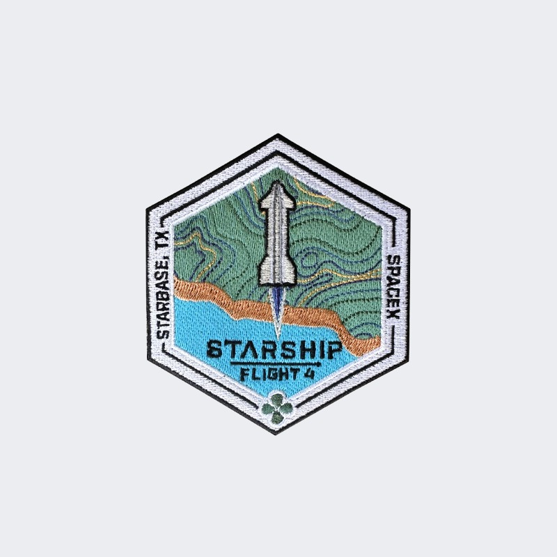 SPACE X STARSHIP FLIGHT 4 MISSION PATCH-0