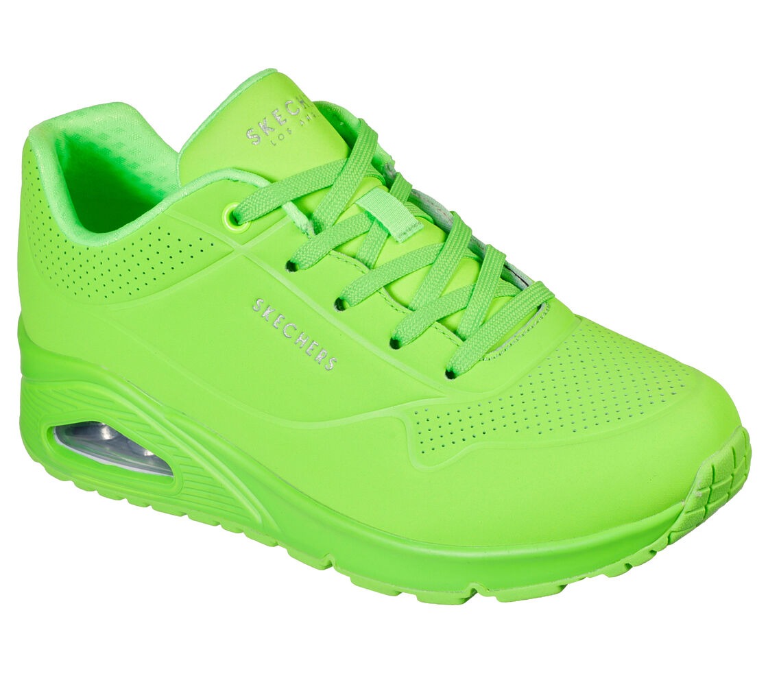 Skechers Uno - Night Shades- Lime-1