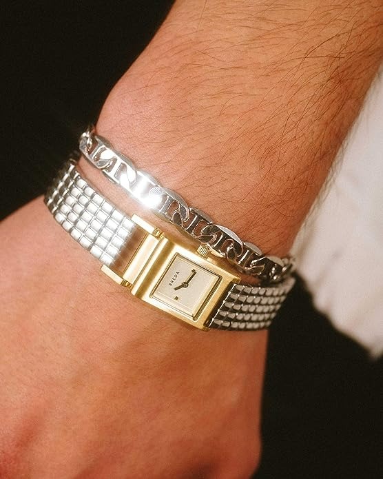 Breda 'Revel' Gold and Stainless Steel Bracelet Watch, 18MM-2