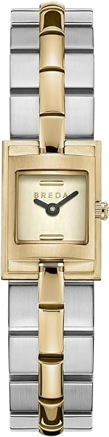 Breda 'Relic' Gold and Stainless Steel Bracelet Watch, 16MM-0