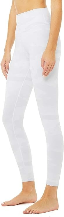 Alo Yoga Women's High Waist Vapor Legging - White Camouflage-1