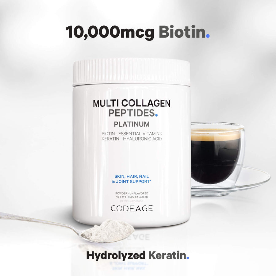 Codeage Multi Collagen Peptides Powder Platinum - 11.50 Oz-2