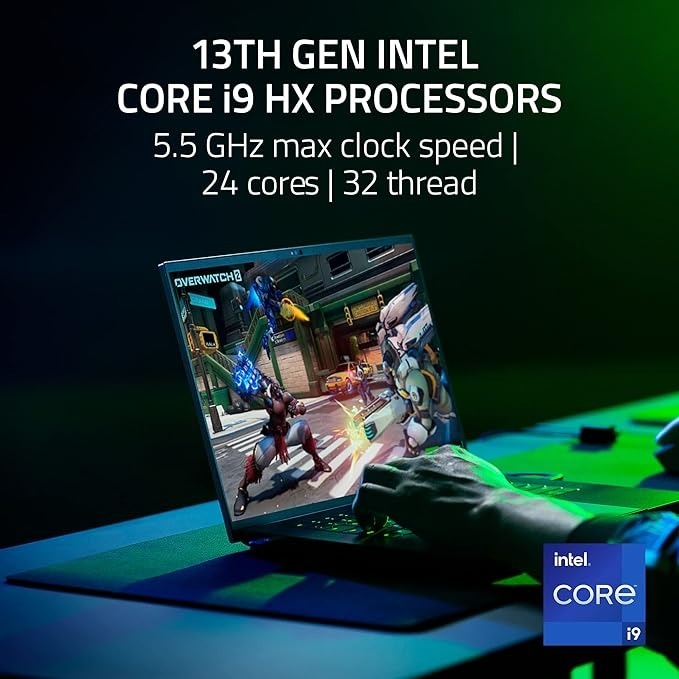 Razer Blade 16 Gaming-Laptop: NVIDIA GeForce RTX 4070 13th Gen Intel 24-Core i9 HX CPU - 16 GB Ram-2