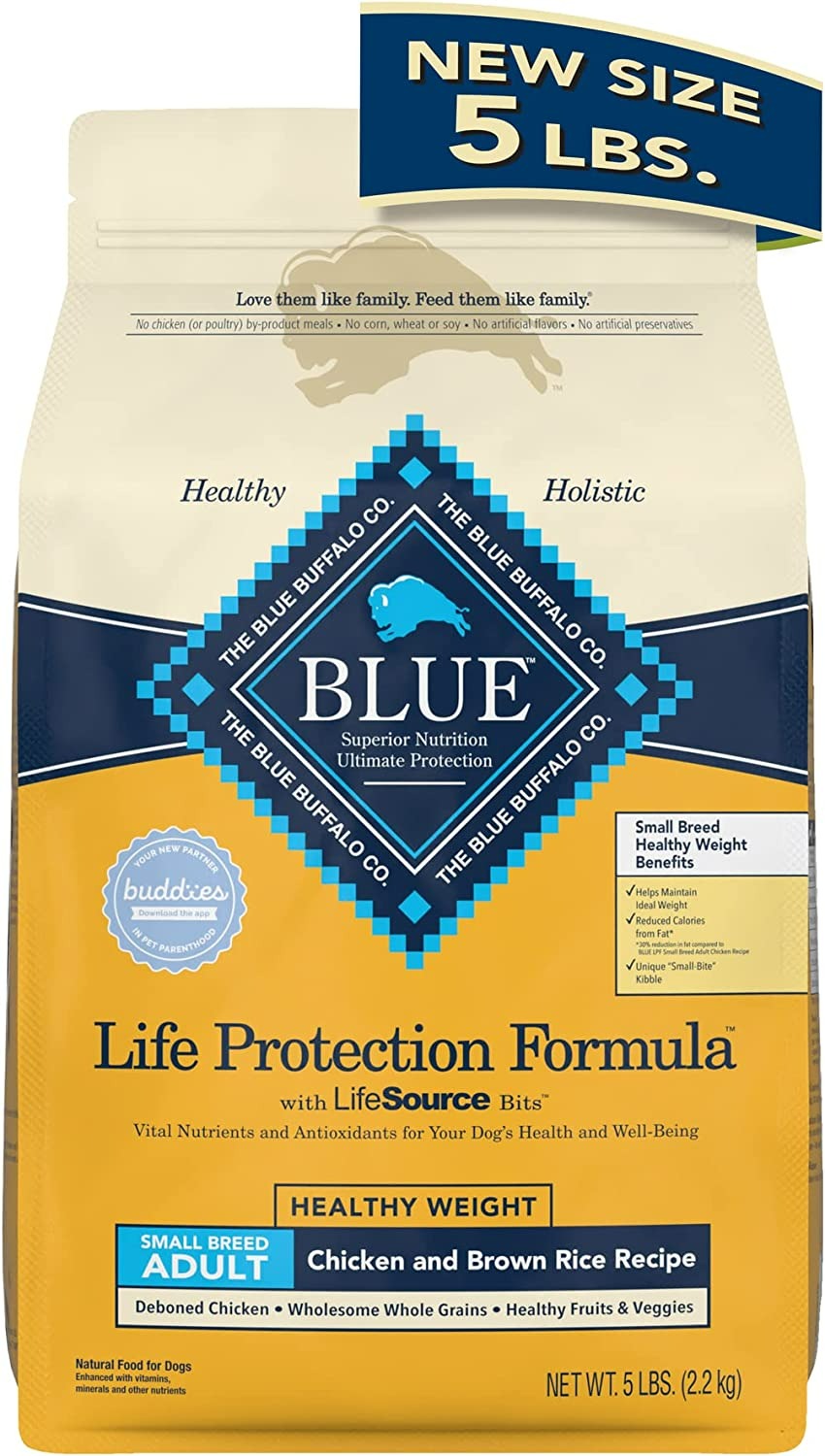 Blue Buffalo Life Protection Formula Natural Adult Small Breed Healthy Weight Dry Dog Food - 2.2 kg-0