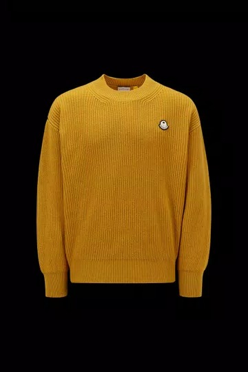 Moncler Wool Sweater - Yellow-0