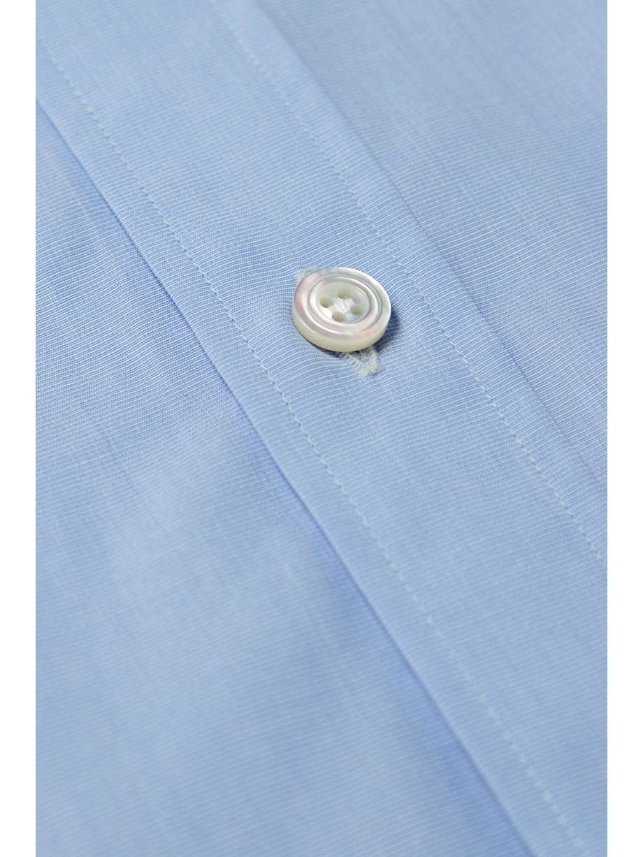 Charvet Cotton-Poplin Shirt - Light Blue-2