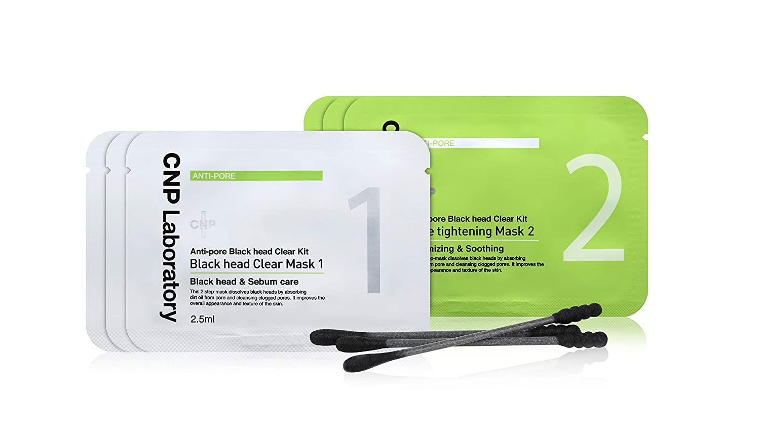 CNP Laboratory Anti-Pore Black Head Clear Kit - 10 Set-1