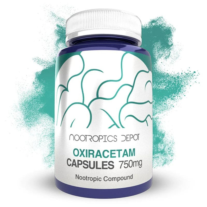 Nootropics Depot Oxiracetam 750mg Capsules - 180 Tablet