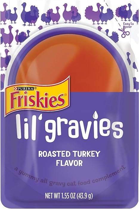 Purina Friskies Lil' Gravies -Turkey- 1.55 Oz - 16 Adet