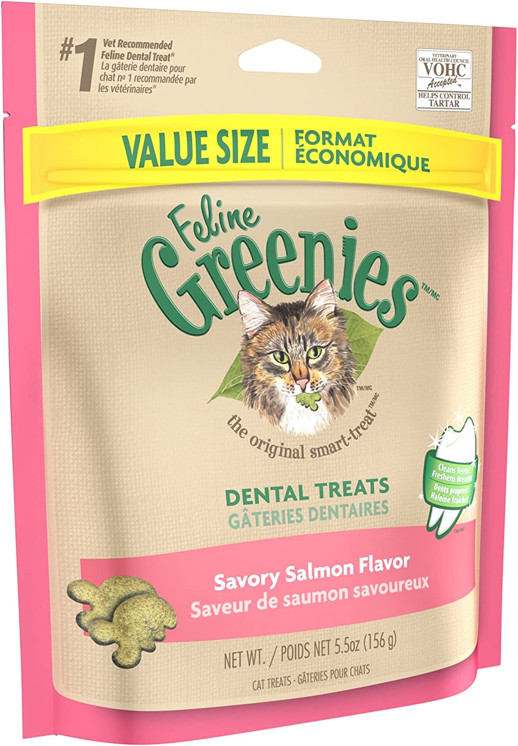 Greenies Feline Dental Treats - 5.5 Oz