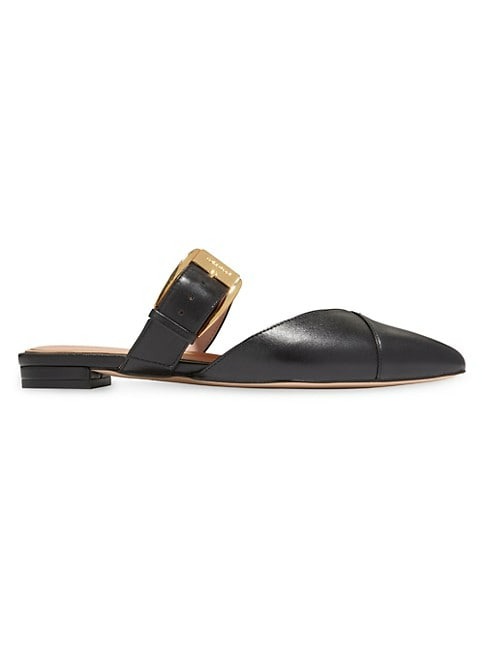 Cole Haan Vandam Buckle Leather Mules-0