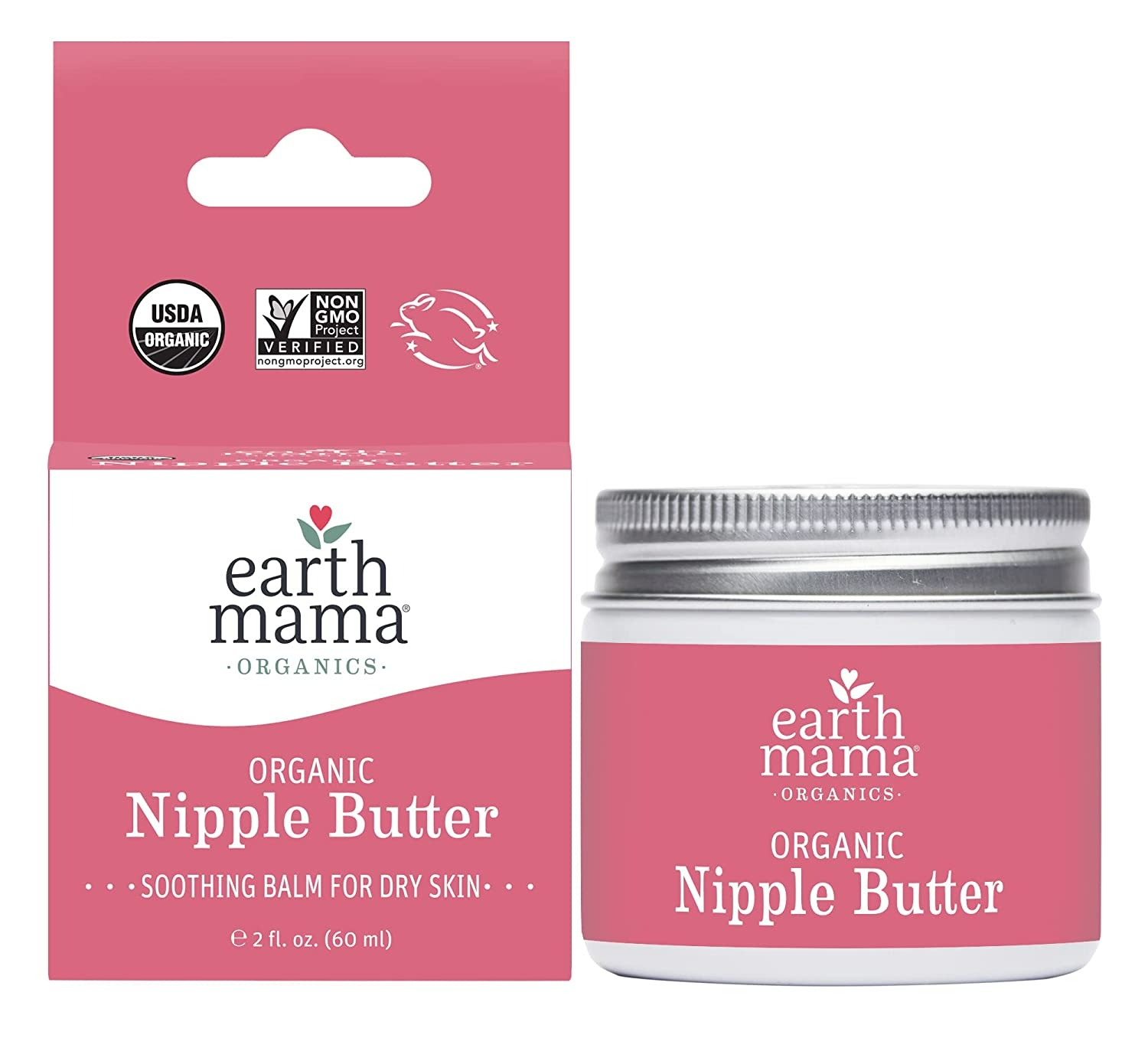 Earth Mama Organic Nipple Butter Breastfeeding Cream - 2 Fl Oz
