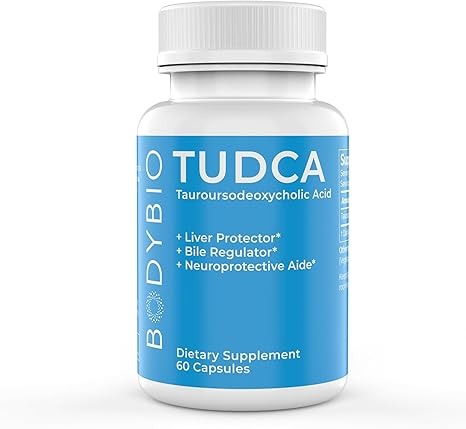 Bodybio Tudca for Liver Health | Liver Support for Detox and Cleanse - 60 Kapsül