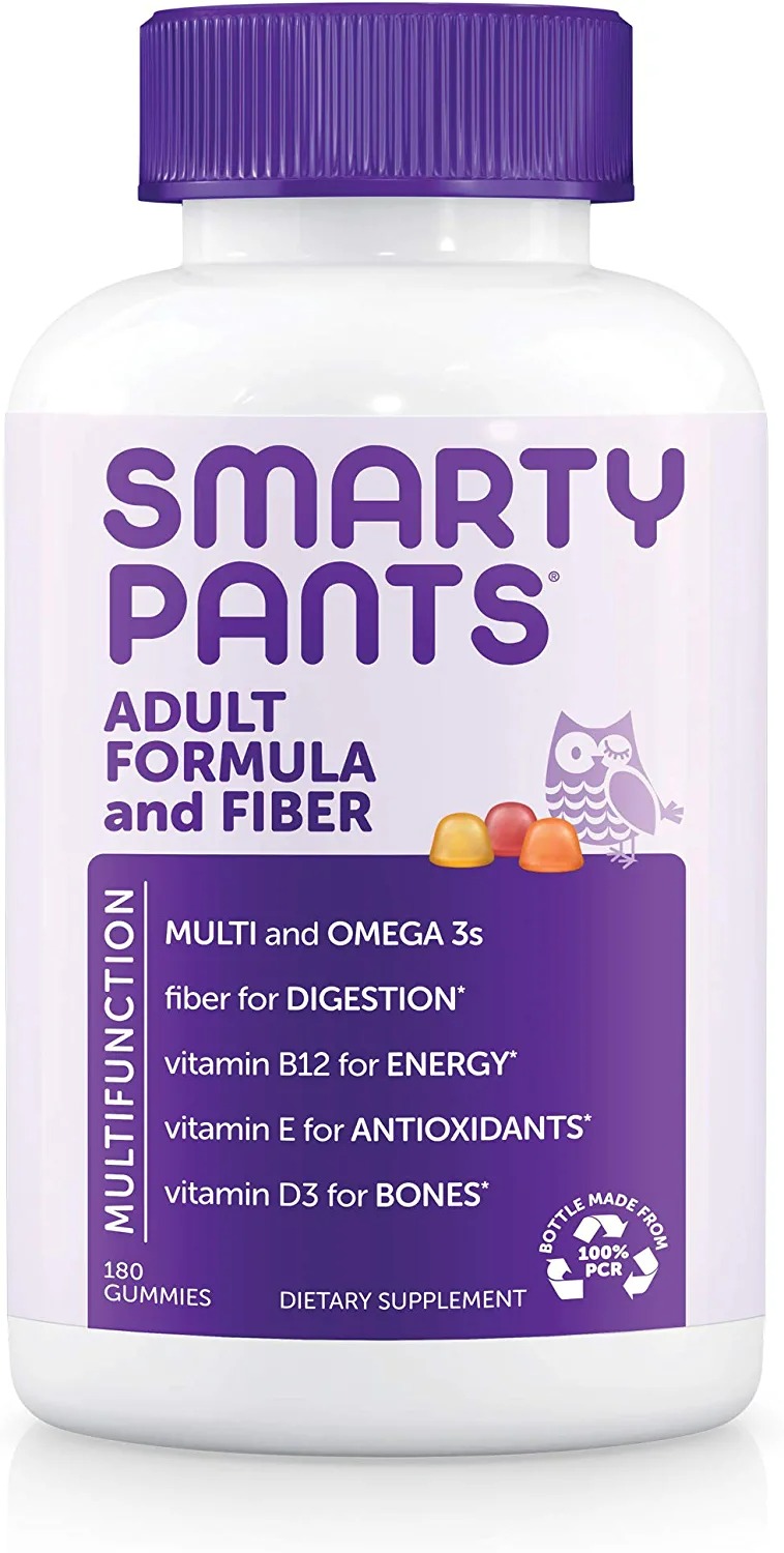 SmartyPants Daily Gummy Multivitamin Adult with Fiber - 180 Adet