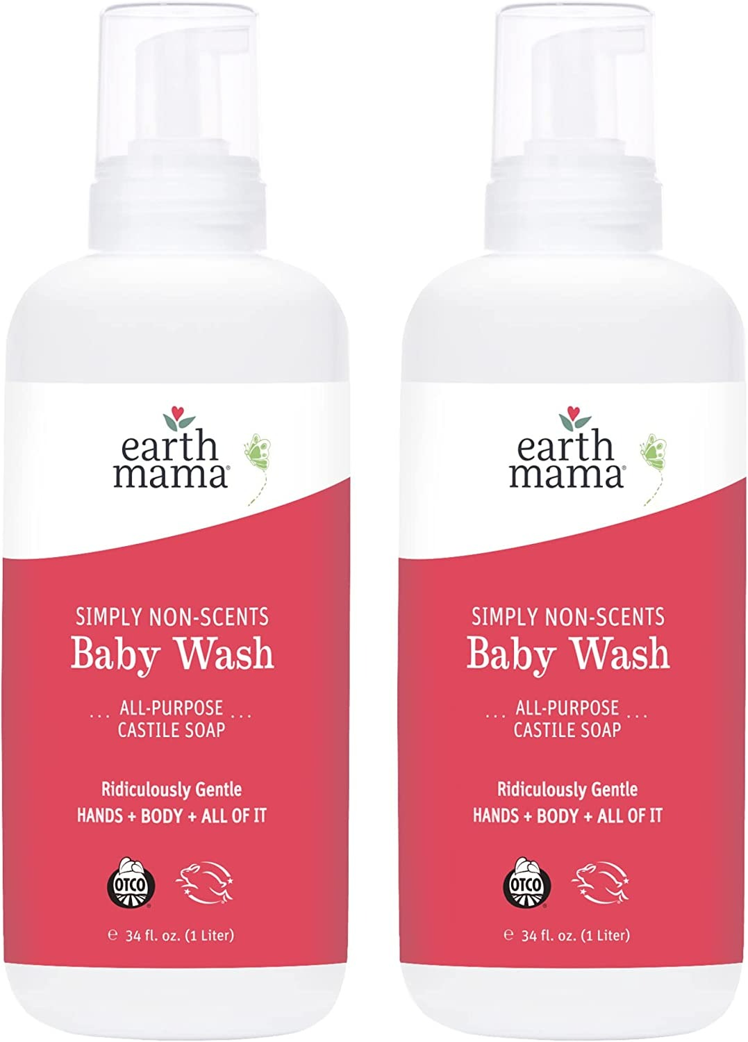Earth Mama Simply Non-Scents Foaming Hand Soap - 34 Fl Oz - 2 Adet-0