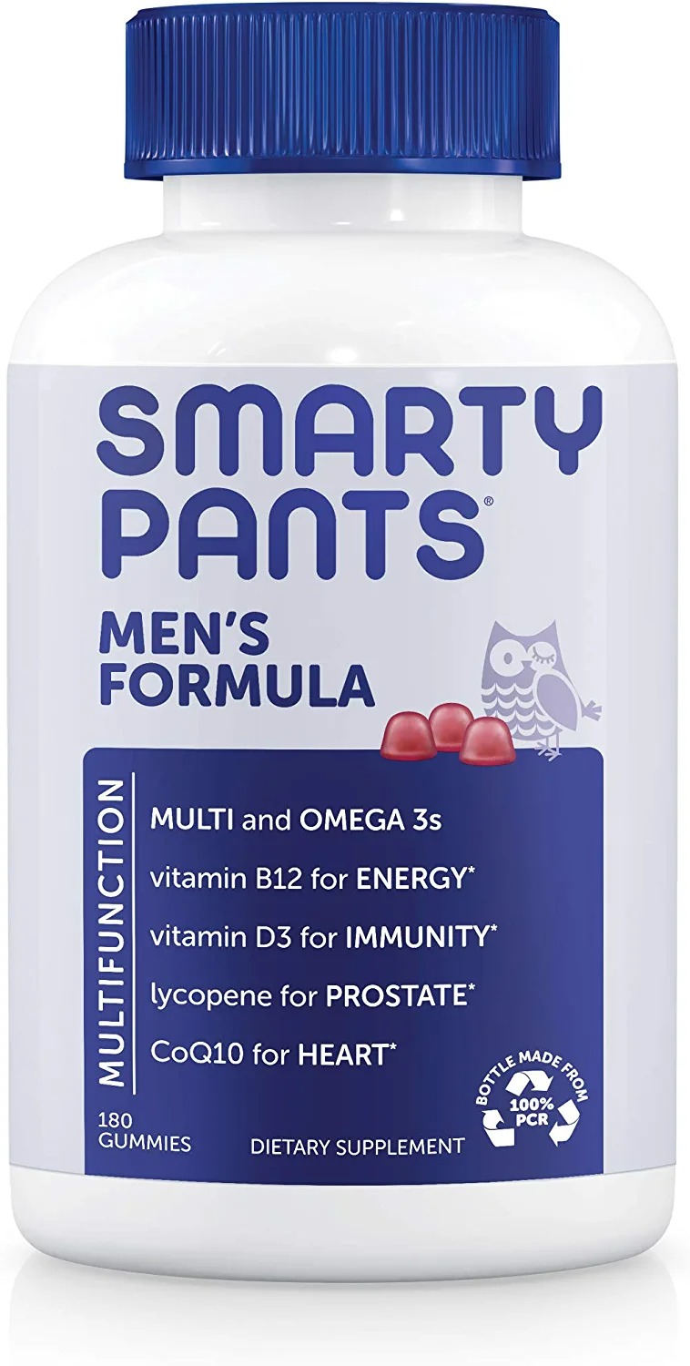 SmartyPants Men's Formula, Daily Multivitamin for Men - 180 Adet-0