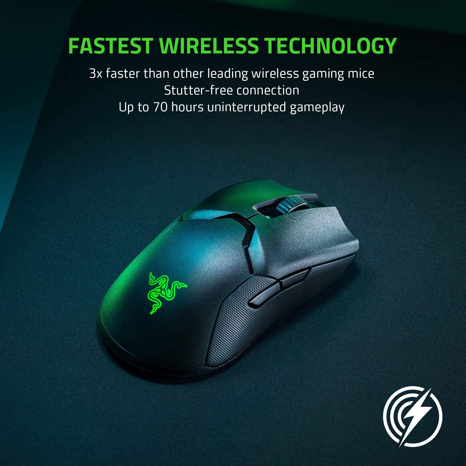 Razer Viper Ultimate Hyperspeed Lightweight Wireless Gaming Mouse-2