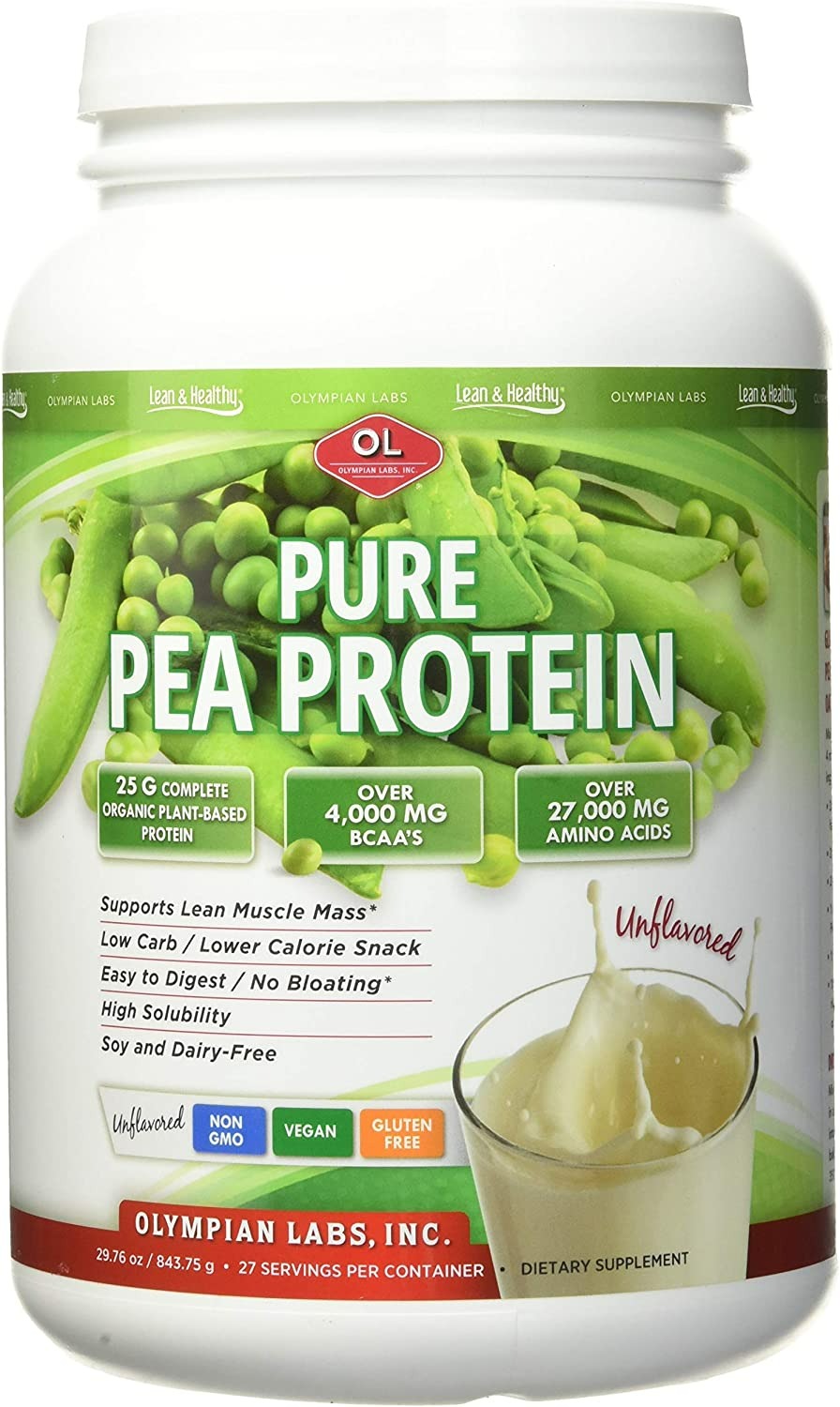 Olympian Labs Plant Based Pea Protein Powder - 30 Oz-0