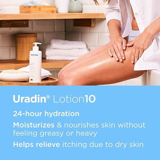 ISDIN Body Lotion Uradin10, 24 Hour Intense Hydration - 13.5 Fl Oz-1