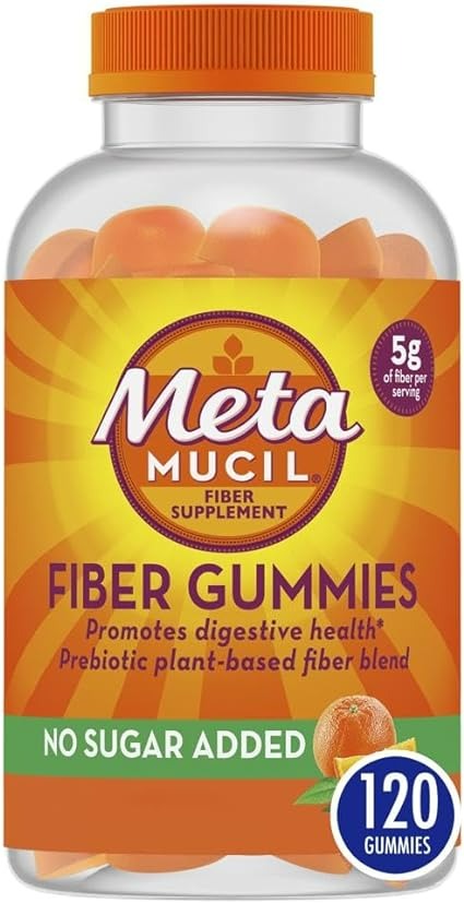 Metamucil Fiber Supplement Gummies - 120 Adet