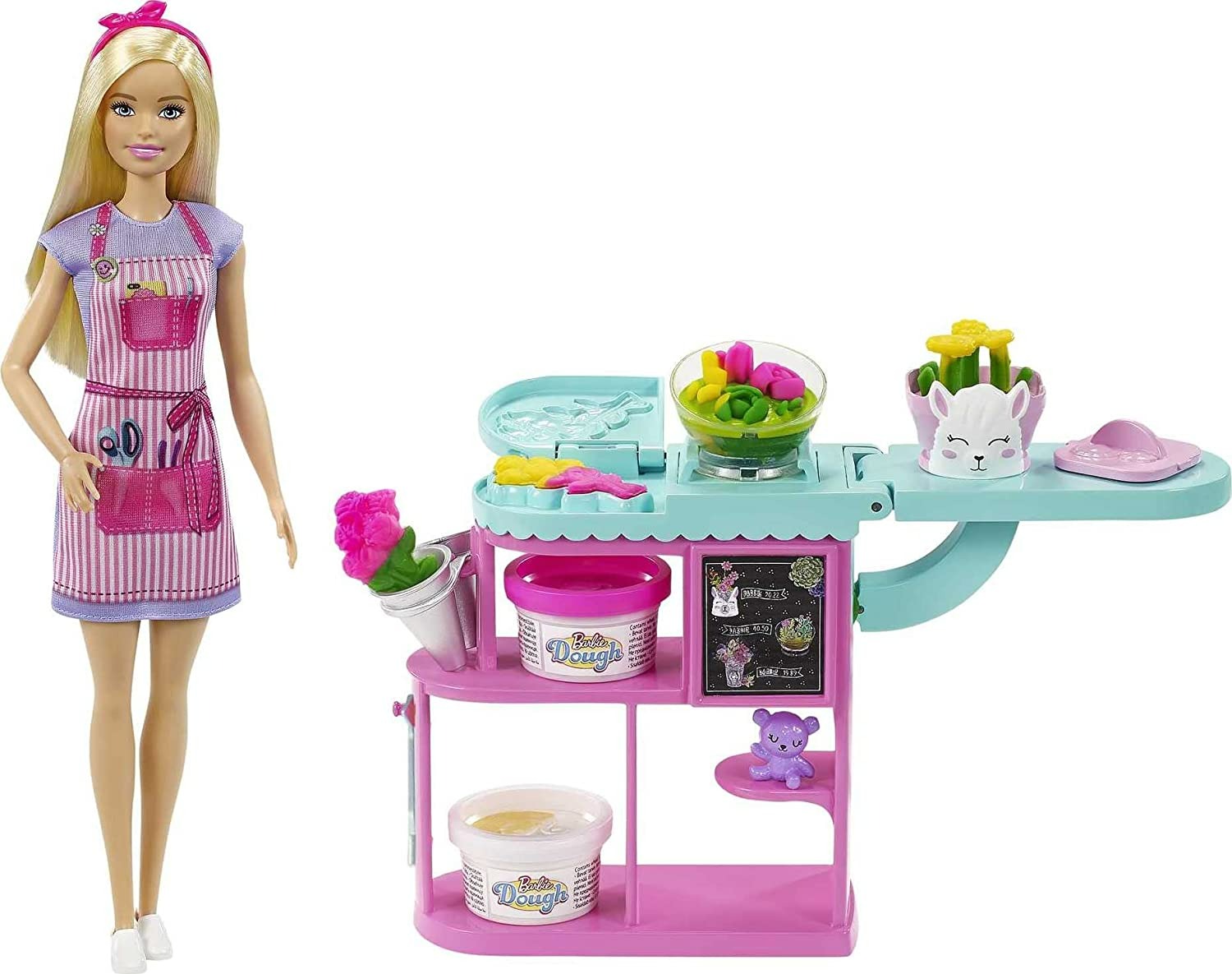 Barbie Florist Doll & Playset - Flower-Making Station-0