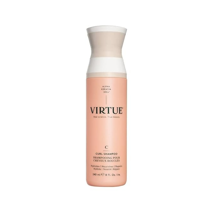 Virtue Curl Shampoo | Hydrates, Nourishes & Repairs Curly Hair - 8 Fl Oz-0