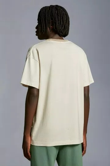 Moncler Logo T- Shirt - Off White-1