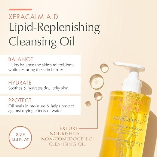 Eau Thermale Avene XeraCalm A.D Lipid-Replenishing Cleansing Oil - 13.5 Fl Oz-1