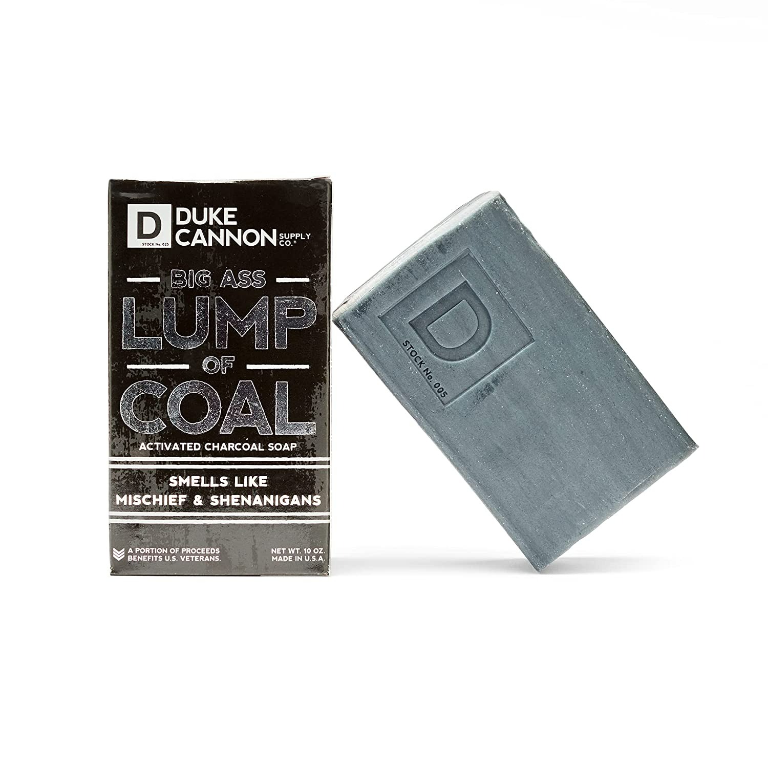 Duke Cannon Supply Co. Coal Soap Bar - 10 Oz - 3 Adet-1