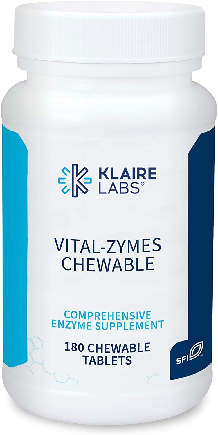 Klaire Labs Vital-Zymes Chewable - 180 Tablet