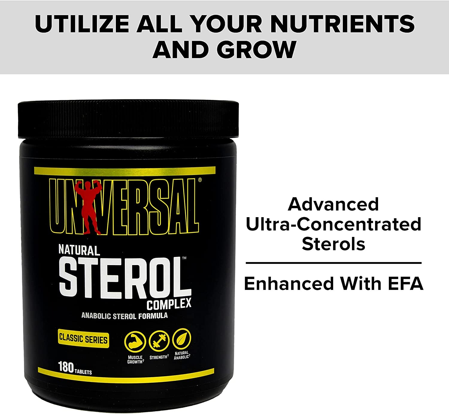 Universal Nutrition Natural Sterol Complex - 180 Tablet-2