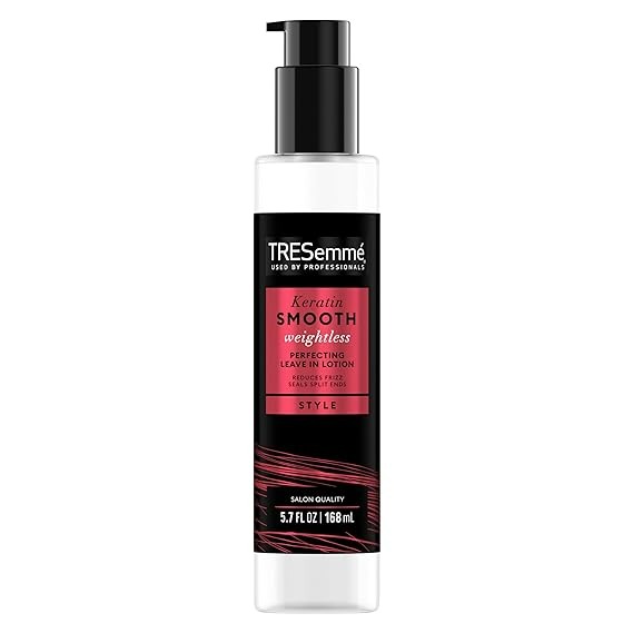 Tresemme Perfecting Leave-In Lotion Keratin Smooth for Sleek & Shine Weightless - 5.7 Oz-0