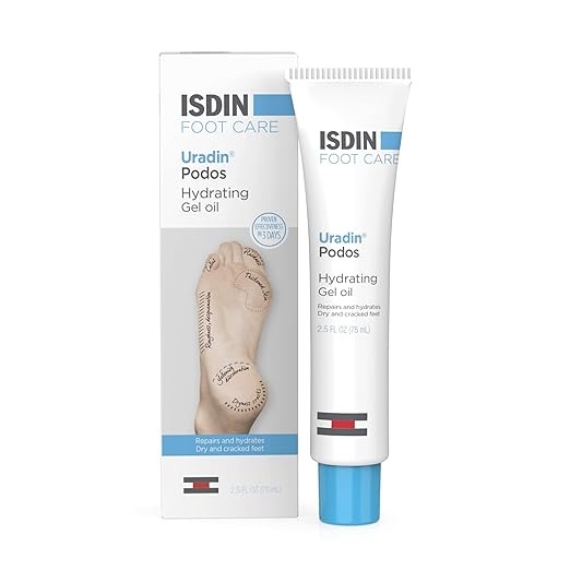 ISDIN Foot Care Cream, Uradin Podos Gel Oil - 2.5 Fl Oz